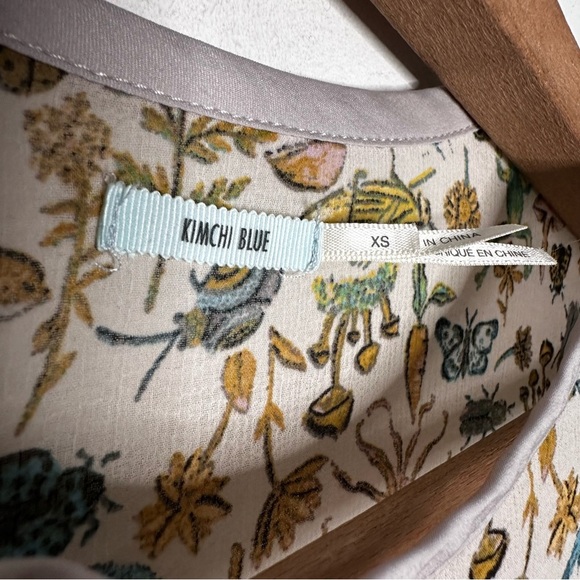 Kimchi Blue | Animals, Mushrooms and Plant Babydoll Top Size XS - Picture 10 of 10